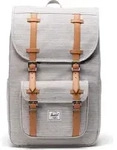 Urbaner grauer Rucksack Herschel Little AmericaTM Mid Backpack Light Grey Crosshatch