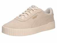Puma Damen Sneaker, beige(sugaredalmondpumagold (005)), Gr. 31/2