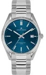 Jacques Lemans 50-3C Herren-Armbanduhr Derby Edelstahl/Blau - Blau