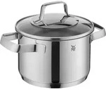 WMF Belmonte Kochtopf klein 16cm, kleiner Topf mit Glasdeckel, Nudeltopf, Fleischtopf