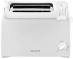 Krups Proaroma Wei&szlig;, 2 Scheibe(n), Wei&szlig;, Drehregler, 850 W, 850 W, 850 W -...