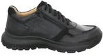 Jomos Herren Echtleder Schn&uuml;rhalbschuh schwarz mit Rei&szlig;verschluss, Herren:47...