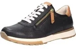 Paul Green Sneaker 5310-025, Glattleder, Schwarz, Damen - Schwarz - 37
