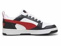 Puma Rebound V6 Low Sneakers Unisex weiß schwarz rot Gr 36
