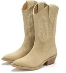 LASCANA Chelseaboots Stiefel, beige Gr&ouml;&szlig;e 36 - Beige - 36