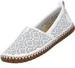 Rieker Slipper durchbrochen in weiss/weiss kombi, Gr. 36 - Wei&szlig; - 36