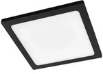 Lucande LED-Au&szlig;endeckenlampe Mabella, 23 cm, Sensor, IP65 - Schwarz