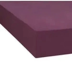 Traumschlaf Feinbiber Spannbettlaken 80x200 cm beere - Violett