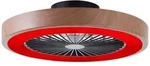 BRILLIANT Ventilator Deckenleuchte SLIMLINE in Holzoptik | &Oslash; 49cm | 40W 4700 Lumen