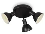 Deckenleuchte Spotleuchte vintage schwenkbar 3xE14 25W schwarz &Oslash;19cm Briloner -