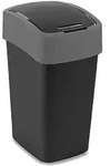 Curver Flip, 25 l, Rechteckig, Kunststoff, Schwarz, Grau, Kunststoff, 340 mm - Grau