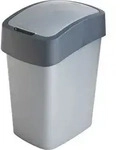 Curver Abfallbeh&auml;lter 'Flip Bin' 25 Ltr. - Silber/Grau