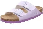 Rohde Damen Pantolette zwei Riemen Metallic Effekt Weite G Perlato Alba 5623,