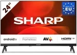 Sharp 24FH2EA, 61 cm (24"), 1366 x 766 Pixel, LED, Smart-TV, WLAN, Schwarz -...