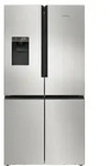 Siemens KF96DPPEA, Freistehend, French door, Edelstahl, Glas, 574 l, SN-T - Silber