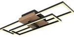 Globo Lighting Deckenleuchte Metall schwarz matt, LED - Schwarz