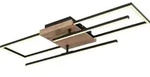 Globo Lighting Deckenleuchte Metall schwarz matt, LED - Schwarz