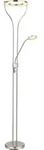 Globo Lighting Deckenfluter Metall verchromt, LED - Silber