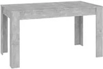 vidaXL Esstisch Betongrau 140x74,5x76 cm Holzwerkstoff - Grau