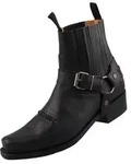 Sendra Biker Stiefelette 6445 Schwarz - Schwarz - 42