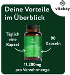 Vitabay Kurkuma Kapseln hochdosiert &ndash; 270 vegane Tabletten mit 500 mg Curcuma &