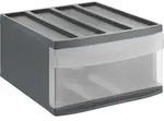 Schubladenbox L SYSTEMIX, Farbe:Anthrazit - Grau
