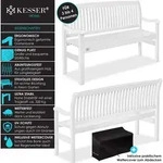 KESSER&reg; Gartenbank Holz Holzbank wetterfest | F&uuml;r 3 bis 4 Personen | Parkbank aus
