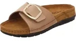 Rohde Damen Pantolette Leder Klettverschluss Memoryfu&szlig;bett Rodigo-D 5875, Gr&ouml;&szlig;e:40