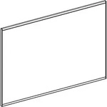 Geberit 502784001 Option Plus Square LSP, direkte Bel. - Silber