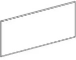 Geberit Option Plus Square Lichtspiegel, direkte und indirekte Beleuchtung, Breite