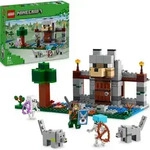 LEGO Minecraft Die Wolfsfestung, Action-Spielset mit Skeletten und Festung zum