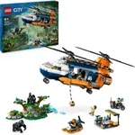 LEGO City Dschungelforscher-Hubschrauber, Abenteuer-Spielset f&uuml;r Kinder ab 8 Jahren,