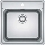FRANKE BELL, BCX 610-51 Stopfenventil, Edelstahl - Silber