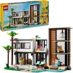 LEGO Creator Modernes Haus, 3-in-1-Set zum Umbauen in ein Stadthaus oder eine