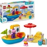 LEGO DUPLO Peppas Bootsausflug: Spielset mit Spielzeugboot zum Bauen und Umbauen mit