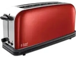 RUSSELL HOBBS - Toaster-Farben Flamme rot lange Schlitz - 2139156 - Rot/Silber