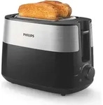 Philips Daily Collection Toaster, 2 Toastschlitze, Br&ouml;tchenaufsatz, 8 Stufen,