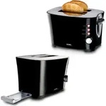 2 Scheiben Toaster DOMO DO941T Brotr&ouml;ster mit 7 Br&auml;unungsstufen - Schwarz