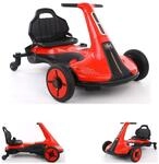 ES-Toys Kinder Elektro-Fahrzeug Drift Cart Gokart, Bluetooth R&uuml;ckw&auml;rtsgang...