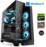CSL Gaming PC, AMD Ryzen 7 7700, 5300 MHz, GeForce RTX 4060 Ti, 32 GB DDR5 RAM,...