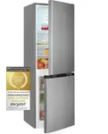 Exquisit K&uuml;hl-Gefrierkombination KGC231-60-E-050C inoxlook | 157 l Nutzinhalt 