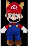 Super Mario - Waschb&auml;r Mario Pl&uuml;sch (30 cm) - Rot