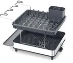 Joseph Joseph Excel Stahl-Abtropfschale mit 2 Ebenen - Silber