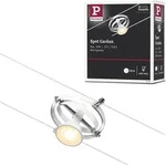 Paulmann CorDuo Seilsystem Cardan Einzelspot - Wei&szlig;/Silber