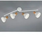 Deckenstrahler Wei&szlig; Holzoptik 71cm - Wei&szlig;