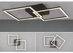 Trio Leuchten LED Deckenleuchte Trail 20W schwarz matt - Schwarz