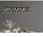 Bunte LED Esstischlampe mehrflammig h&auml;ngend f&uuml;r &uuml;ber K&uuml;cheninsel & Couchtisch