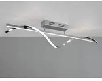 LED Deckenleuchte ISABEL 100cm breit R62201106 - Silber