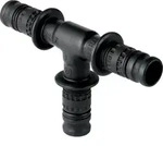 Geberit GE Mepla T-St&uuml;ck, gleich, PVDF, d 63 mm, 1 Stk.