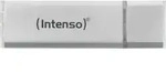 Intenso Ultra Line USB Stick 3.0, 128 GB, Silber, mit Kappe